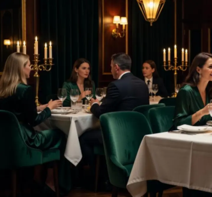 Elegáns esti vacsora hangulatos fényekkel a Social Evening Space-ben